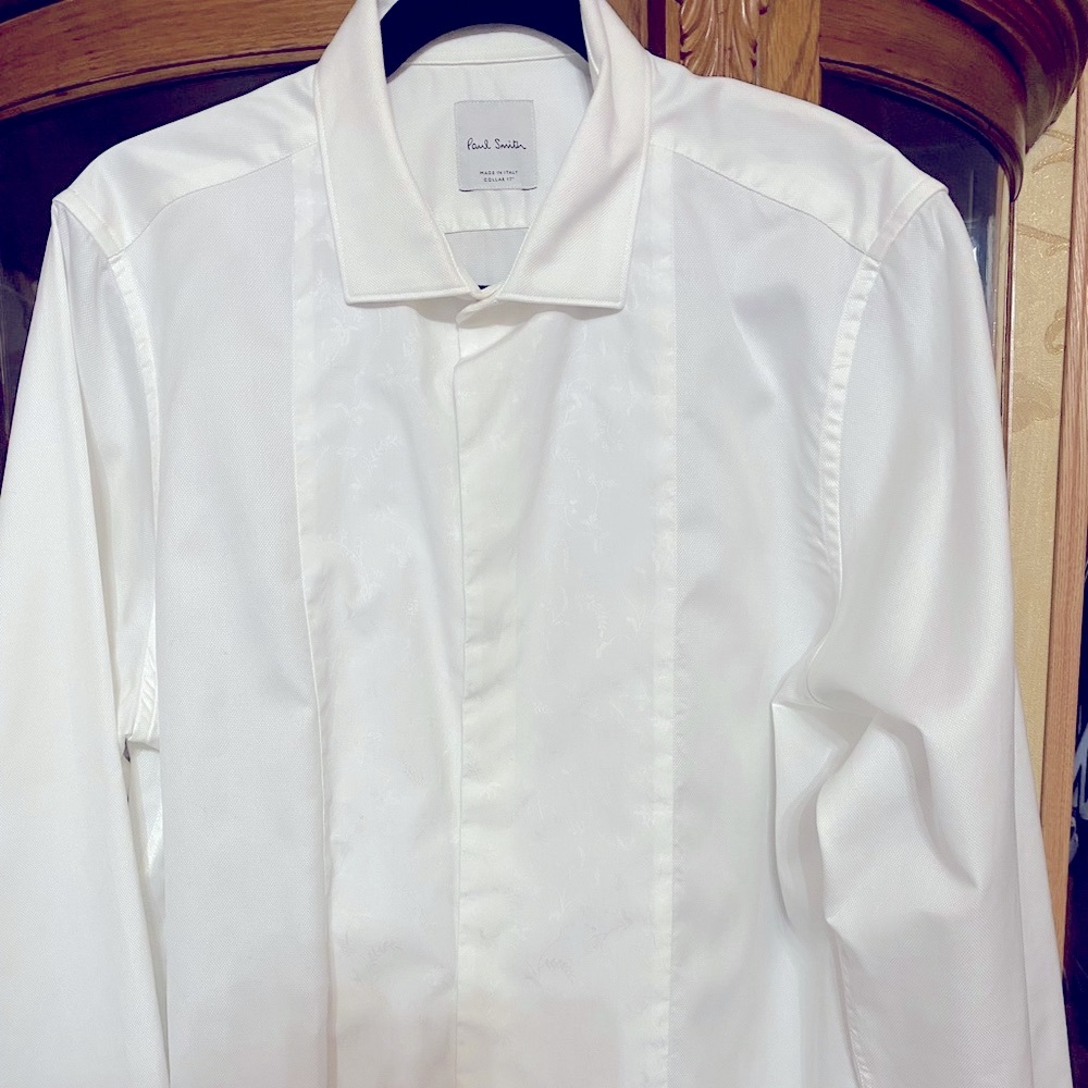 White dressy shirt large size